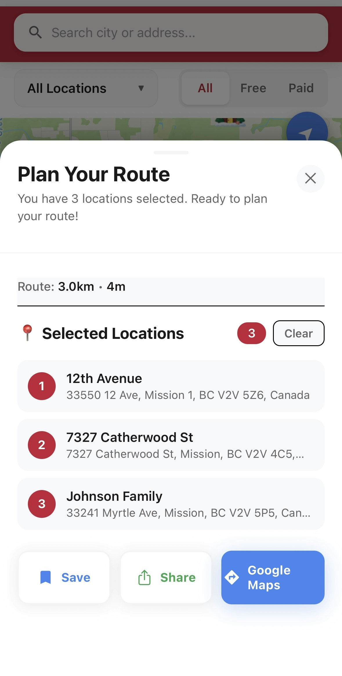 Christmas Lights Map - Screenshot 4 showing product features and functionality