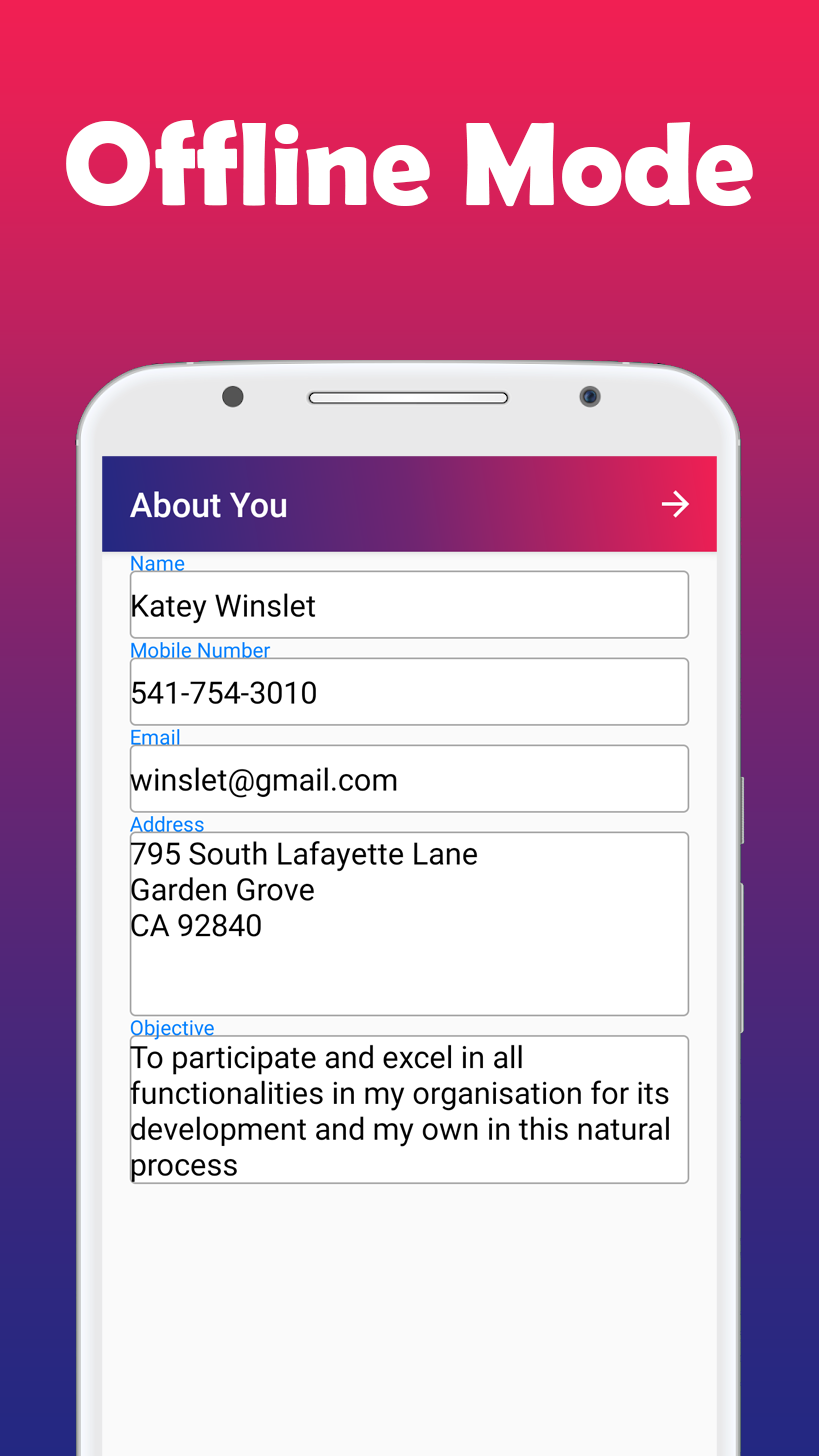 Resume Builder gallery image