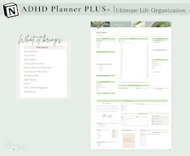 ADHD+ Notion Life Planner | Ultimate gallery image