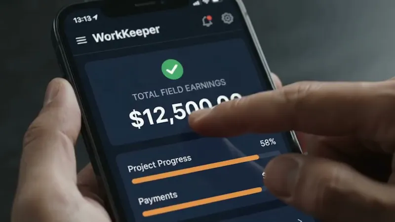 WorkKeeper: Field Report & PDF screenshot 1 (video preview)