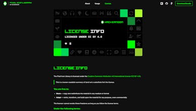 The Pixel Icon Library gallery image