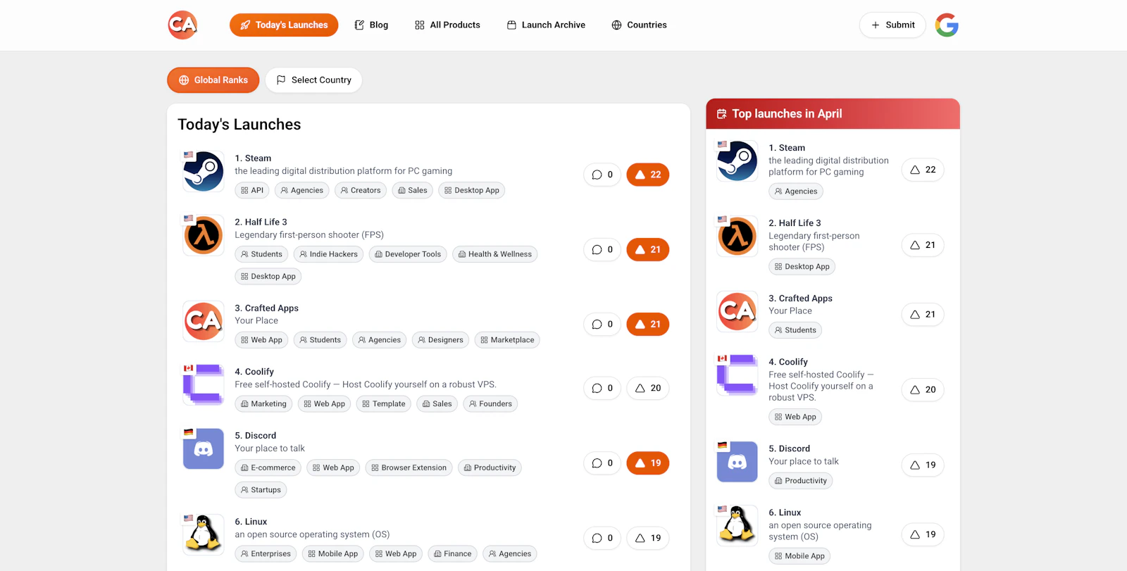 CraftedApps screenshot 1