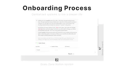The Notion "Goals Zone" gallery image