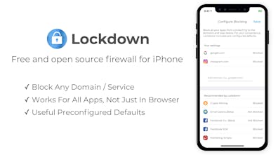 Lockdown Apps Free And Open Source Firewall For Iphone Product Hunt - 