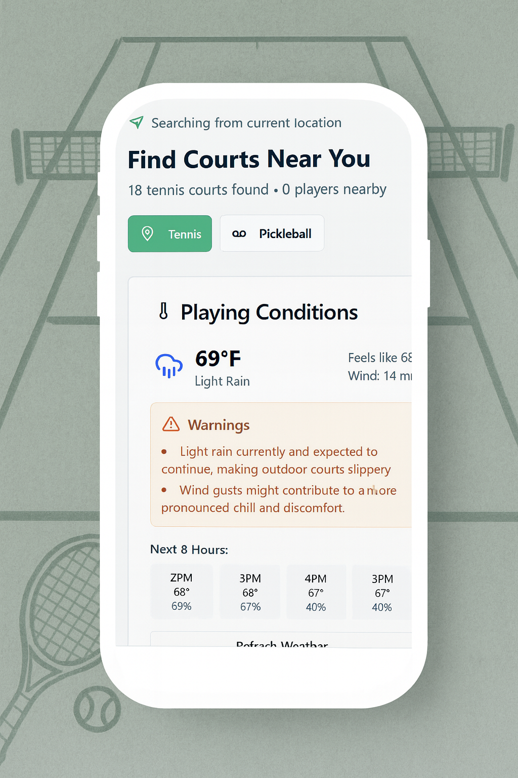 Média OpenCourts.app - Découvrez les tribunaux à proximité, voir la disponibilité en temps réel. 9