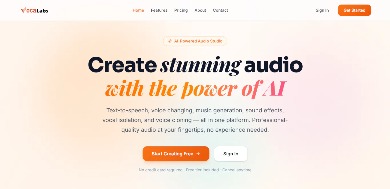 VocalLab 專案橫幅