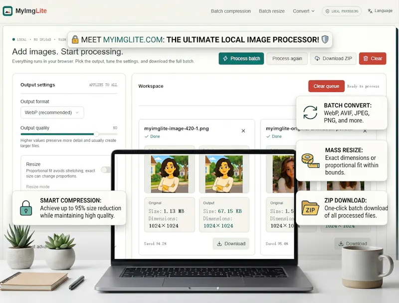 MyImgLite.com screenshot 1