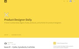 Product Designer Daily media 2