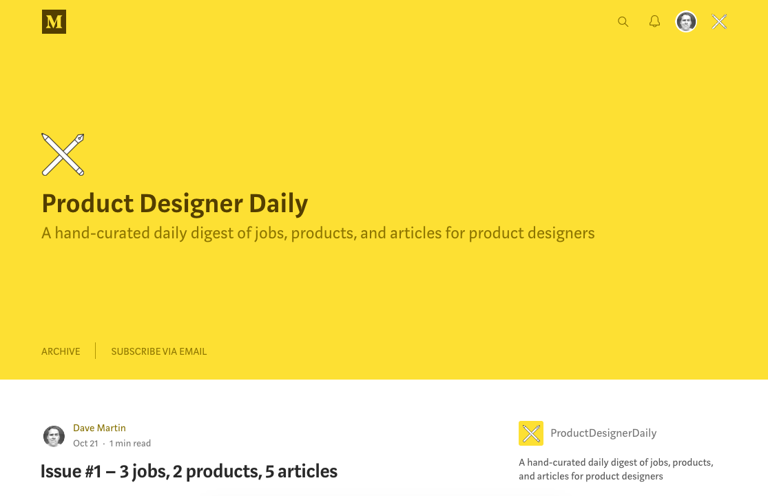 Product Designer Daily Image