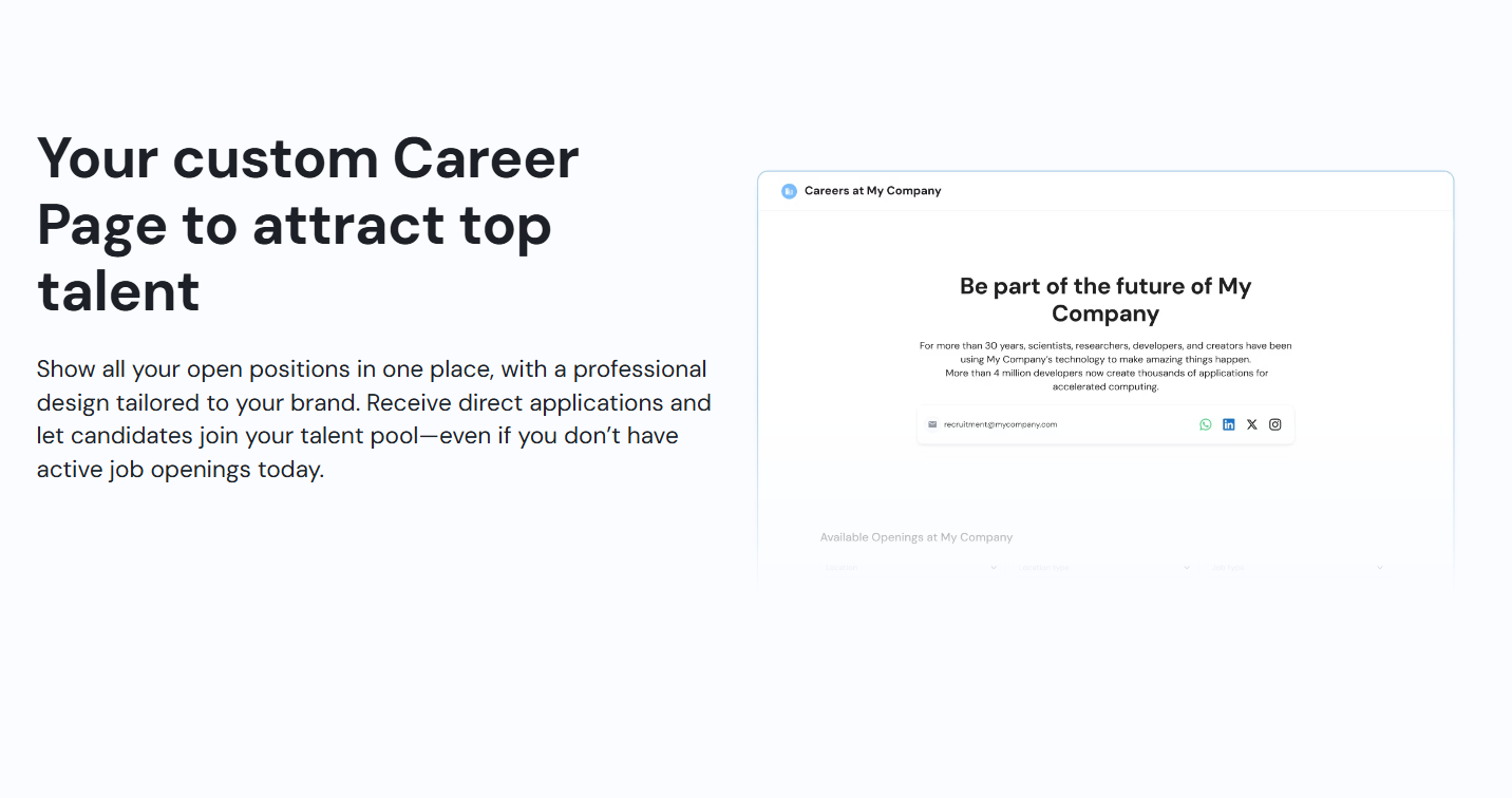 Tackr Jobs - Screenshot 5 showing product features and functionality