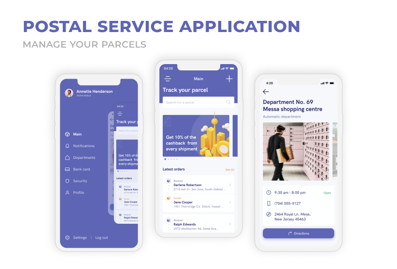 Postal Service Application