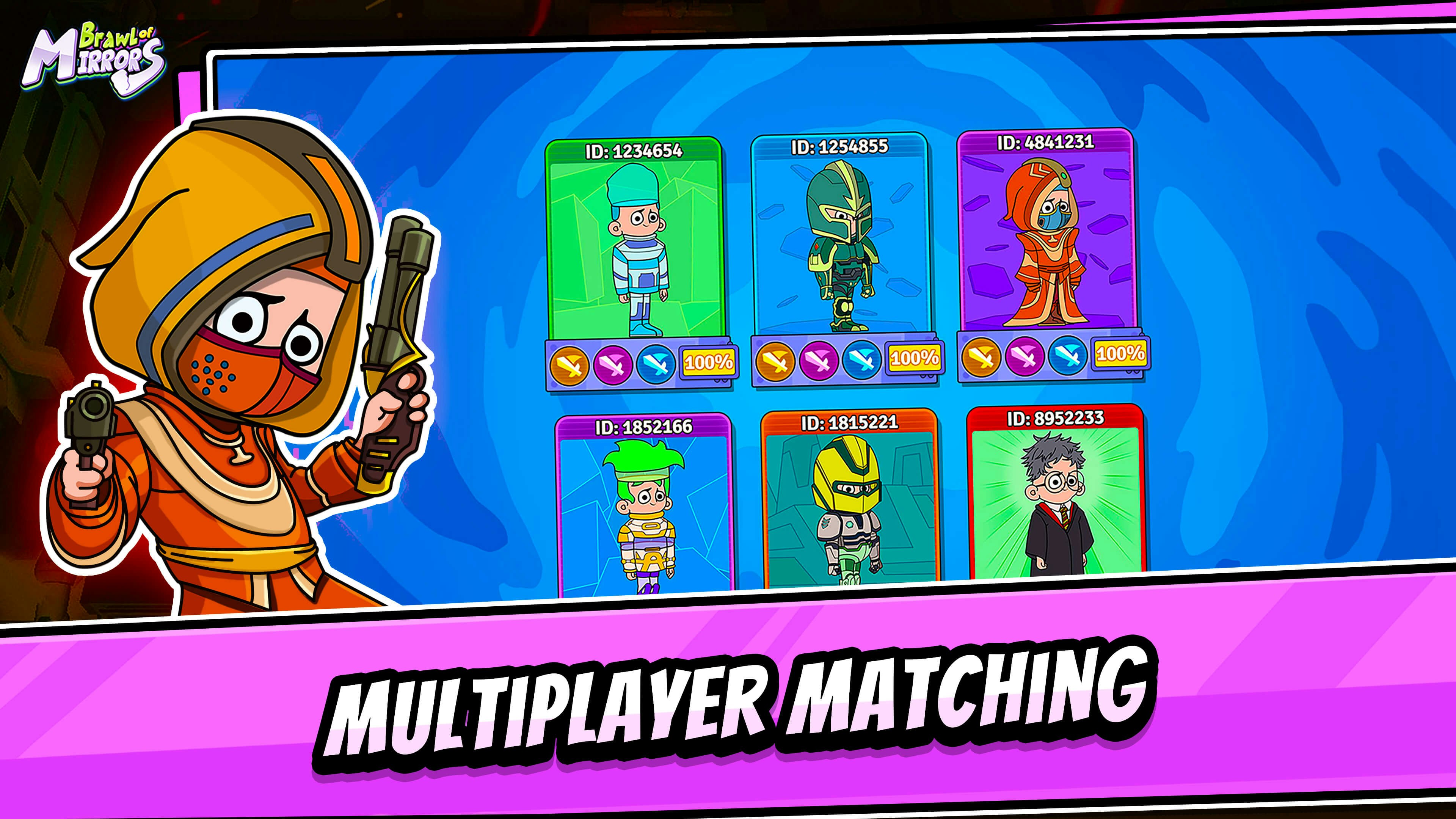 Brawl van spiegels - Battle Royale Style Arena media 1