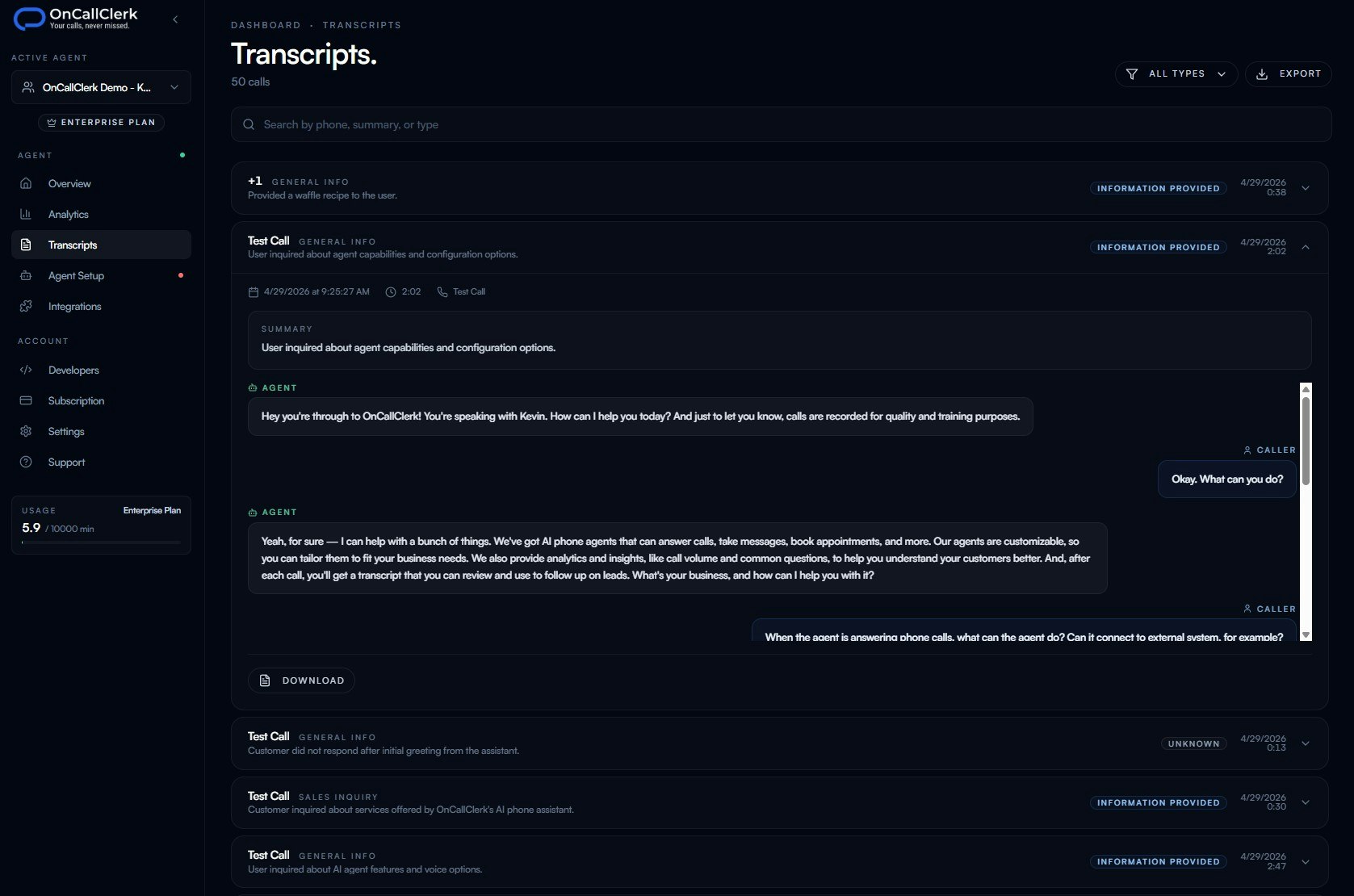 OnCallClerk 2.0: Sounds Human gallery image