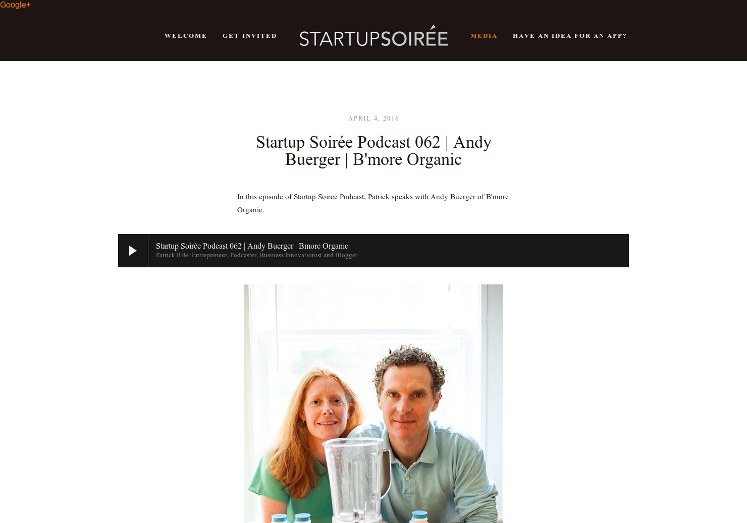 Startup Soiree - B'more Organic gallery image