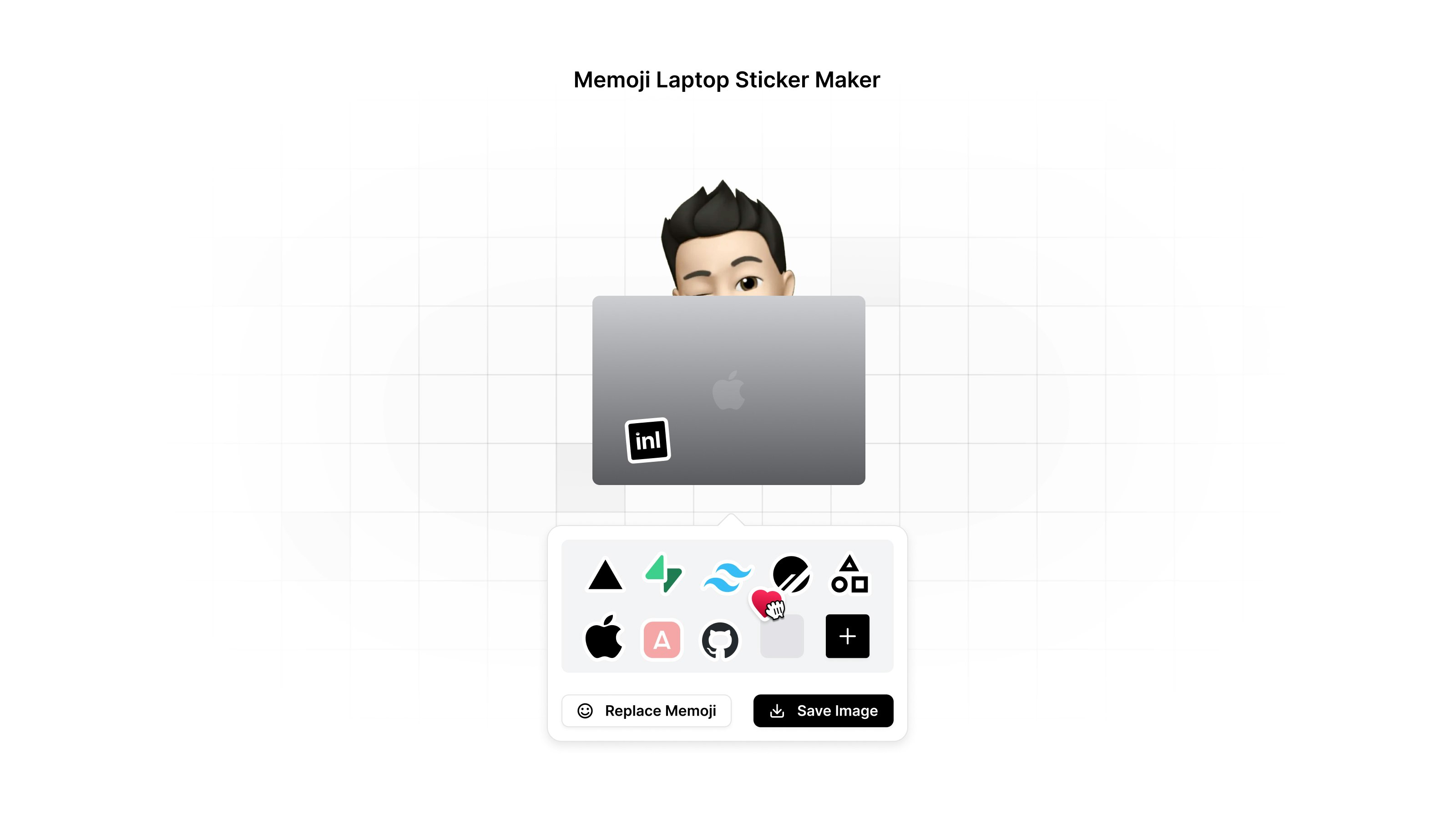Memoji Laptop Sticker Maker media 3