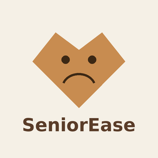 SeniorEase Library  - Product Hunt launch logo and brand identity