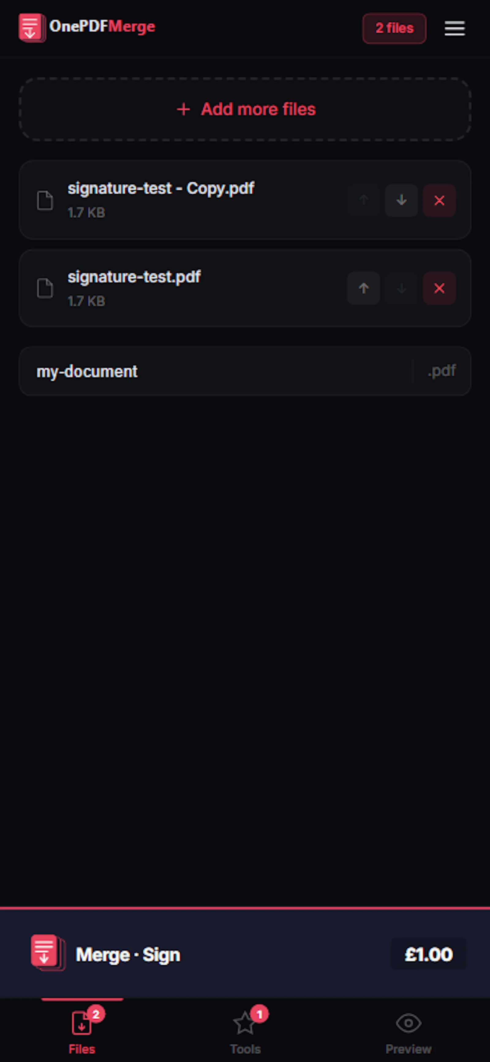 PDF Merge screenshot 8