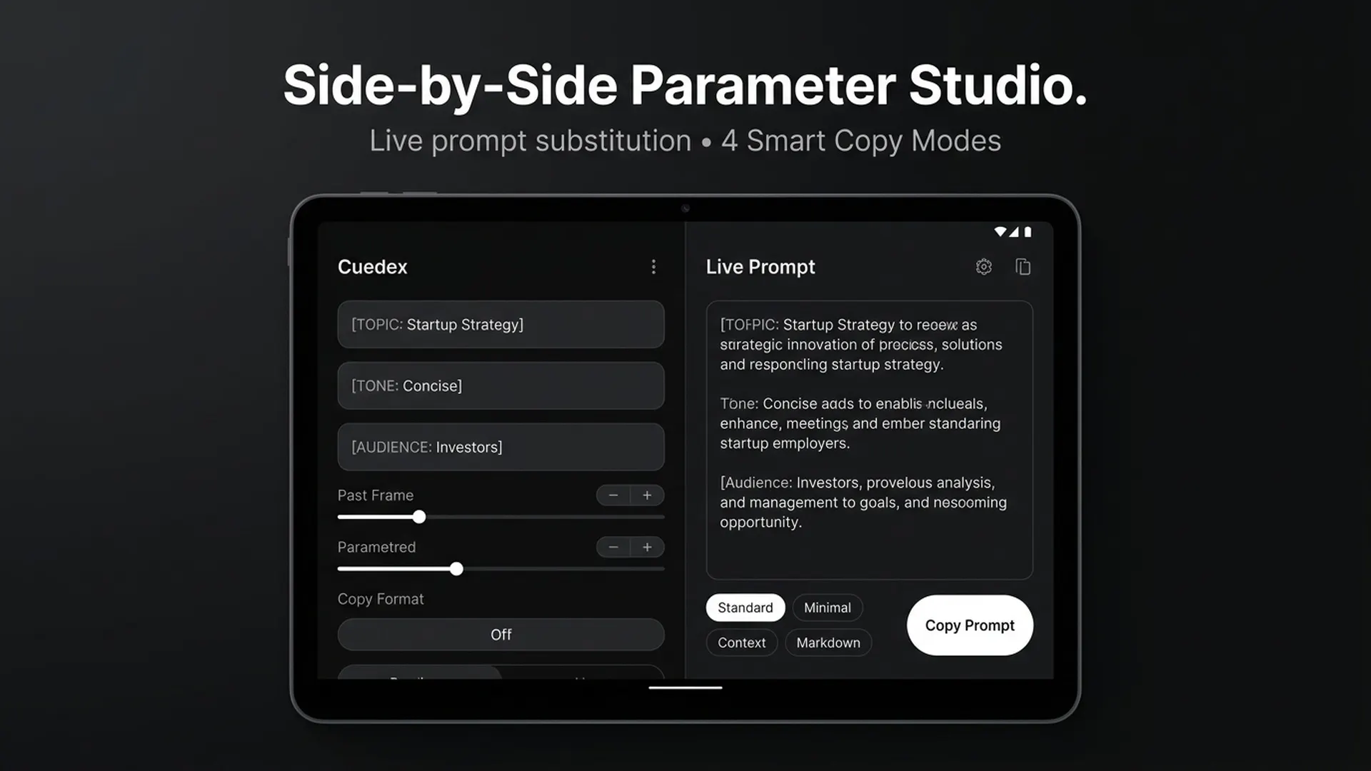 Cuedex: AI Prompt Library gallery image