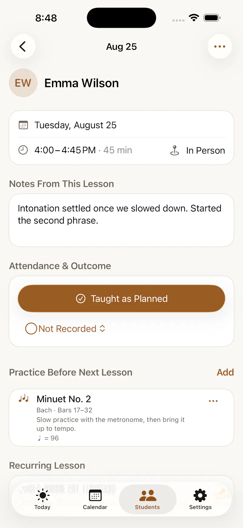 Stavebook screenshot 6