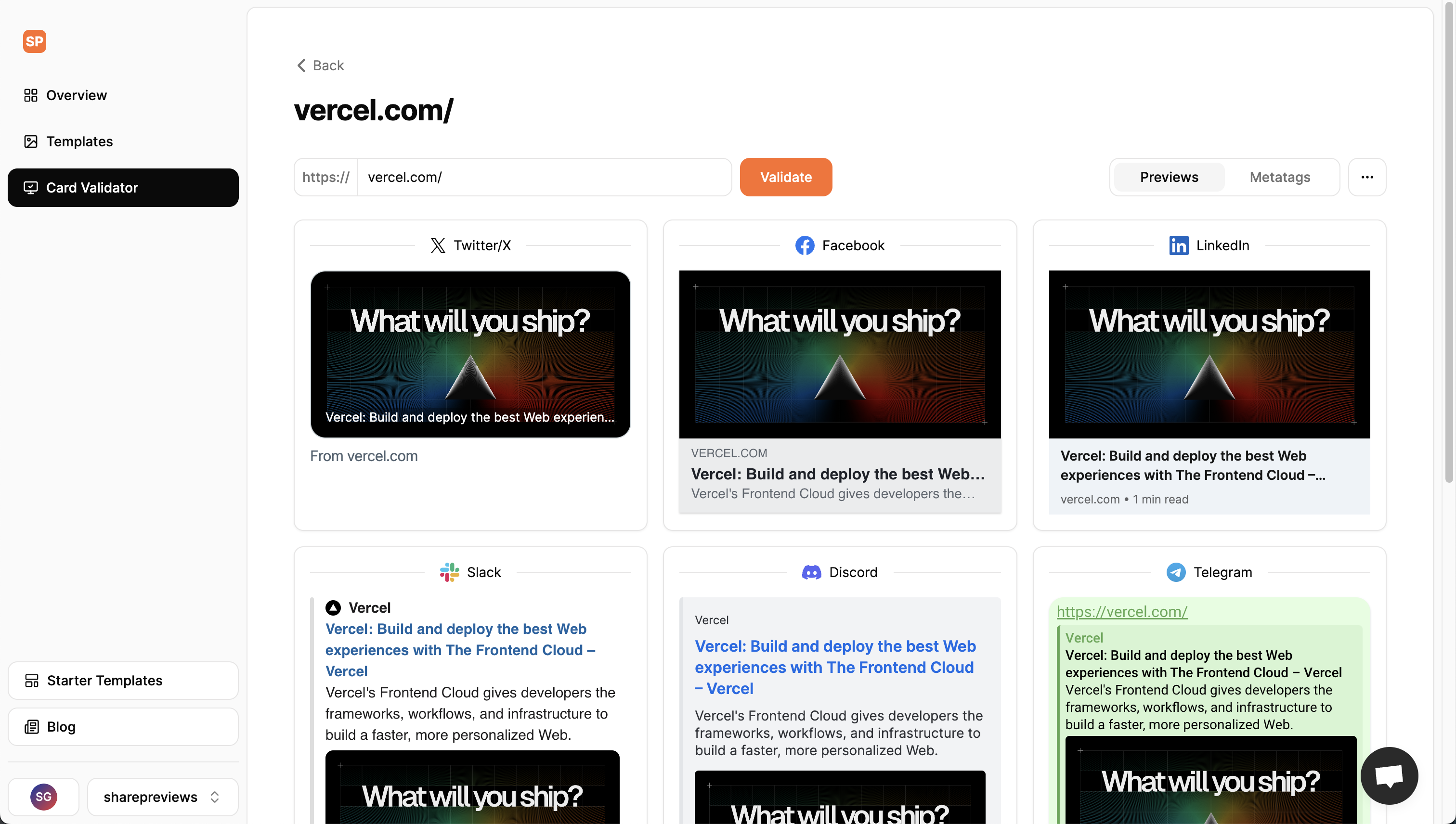 sharepreviews - No-code dynamic Open Graph images generator. Open-source. media 6