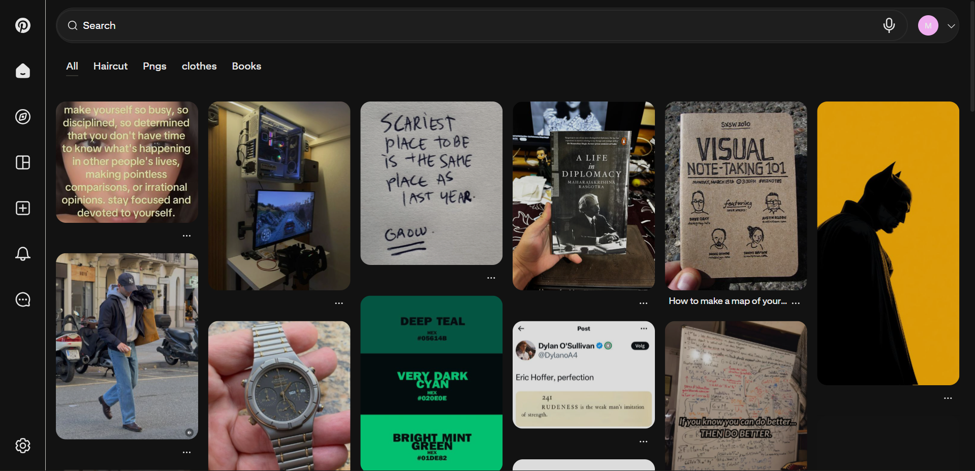 Pinterest Dark Mode media 3
