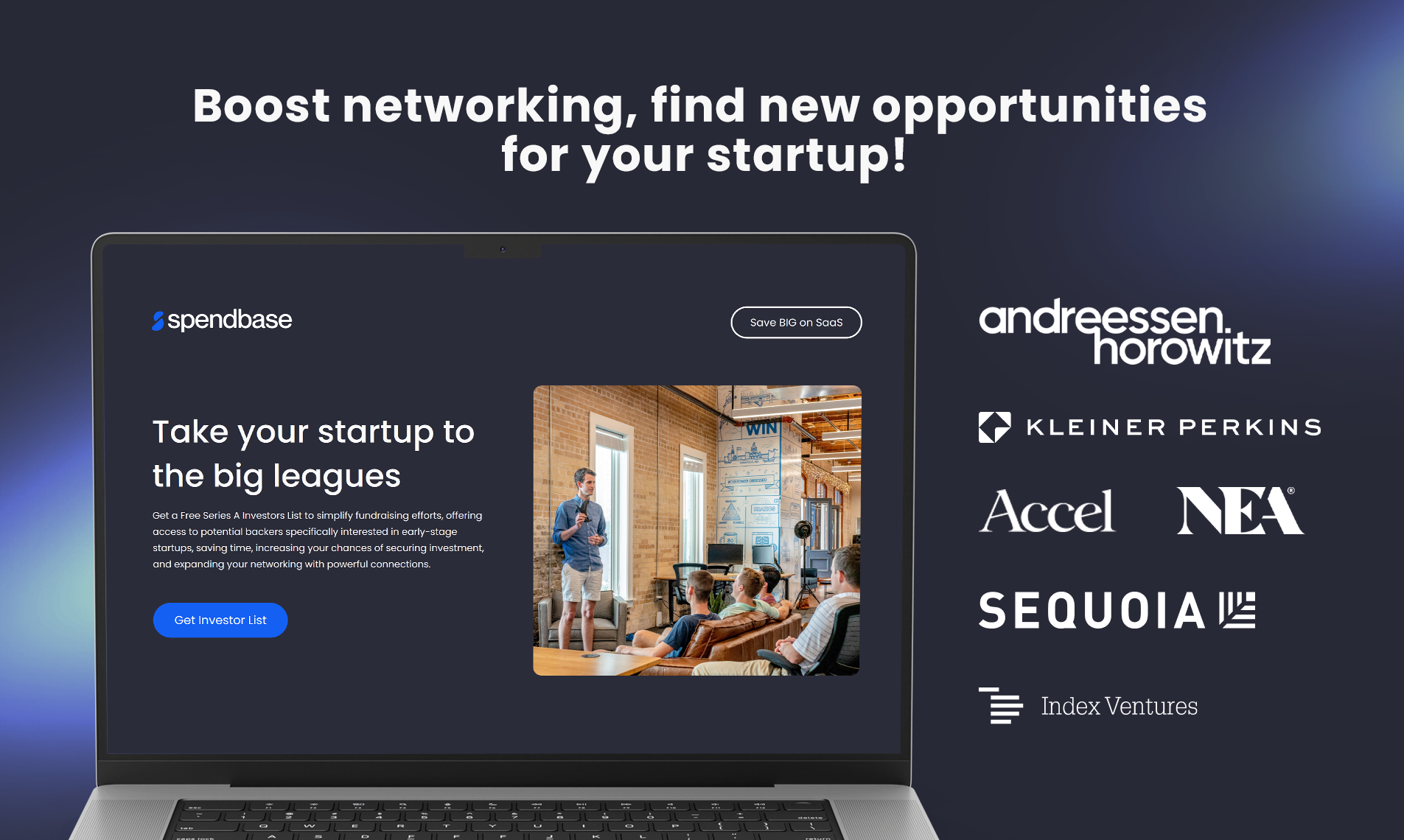 startuptile Investor base by Spendbase: Series A-Boost your fundraising & pump your startup