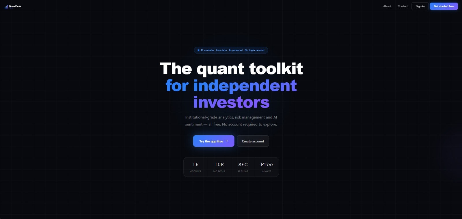 QuantDesk Pro