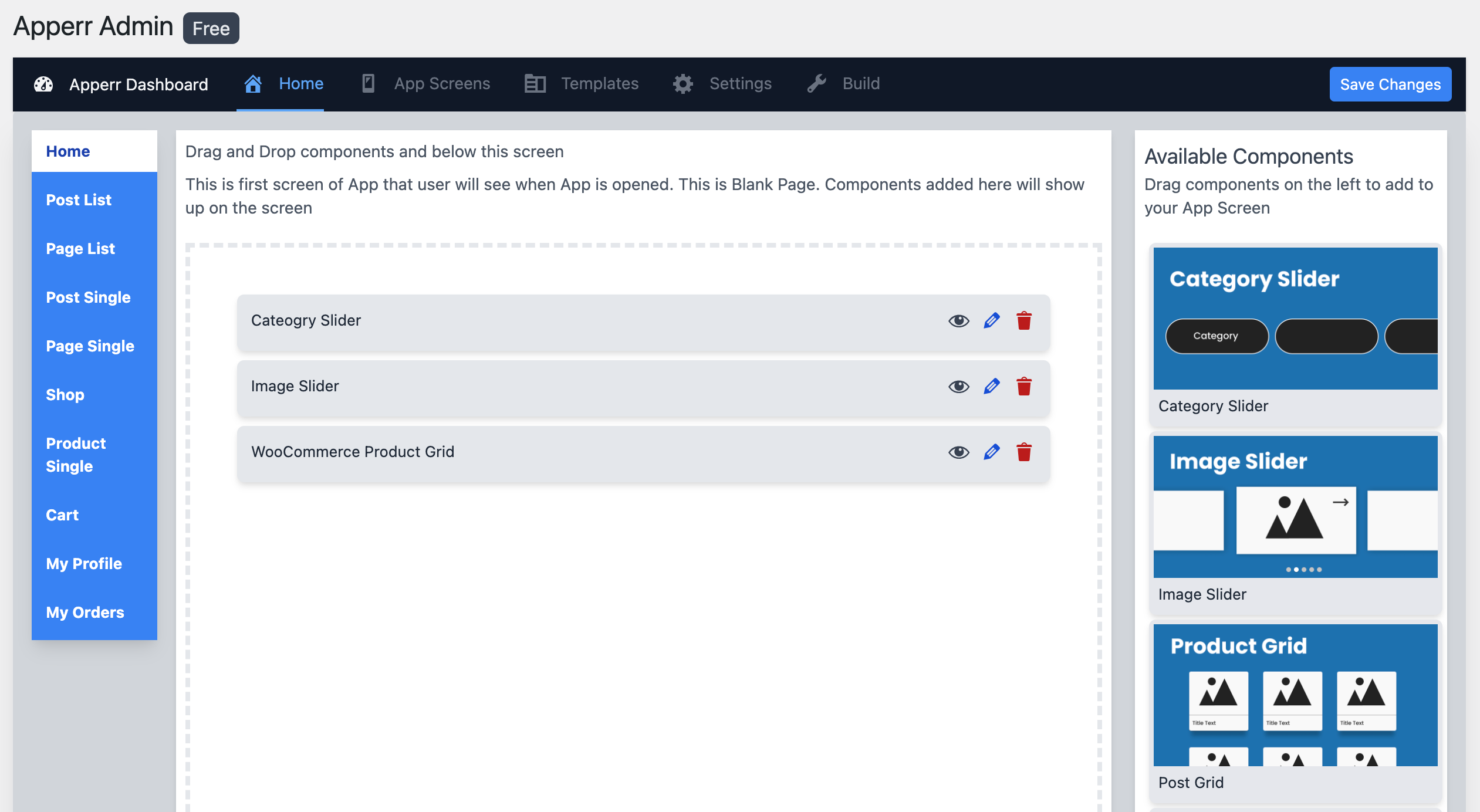 Apperr WordPress App gallery image