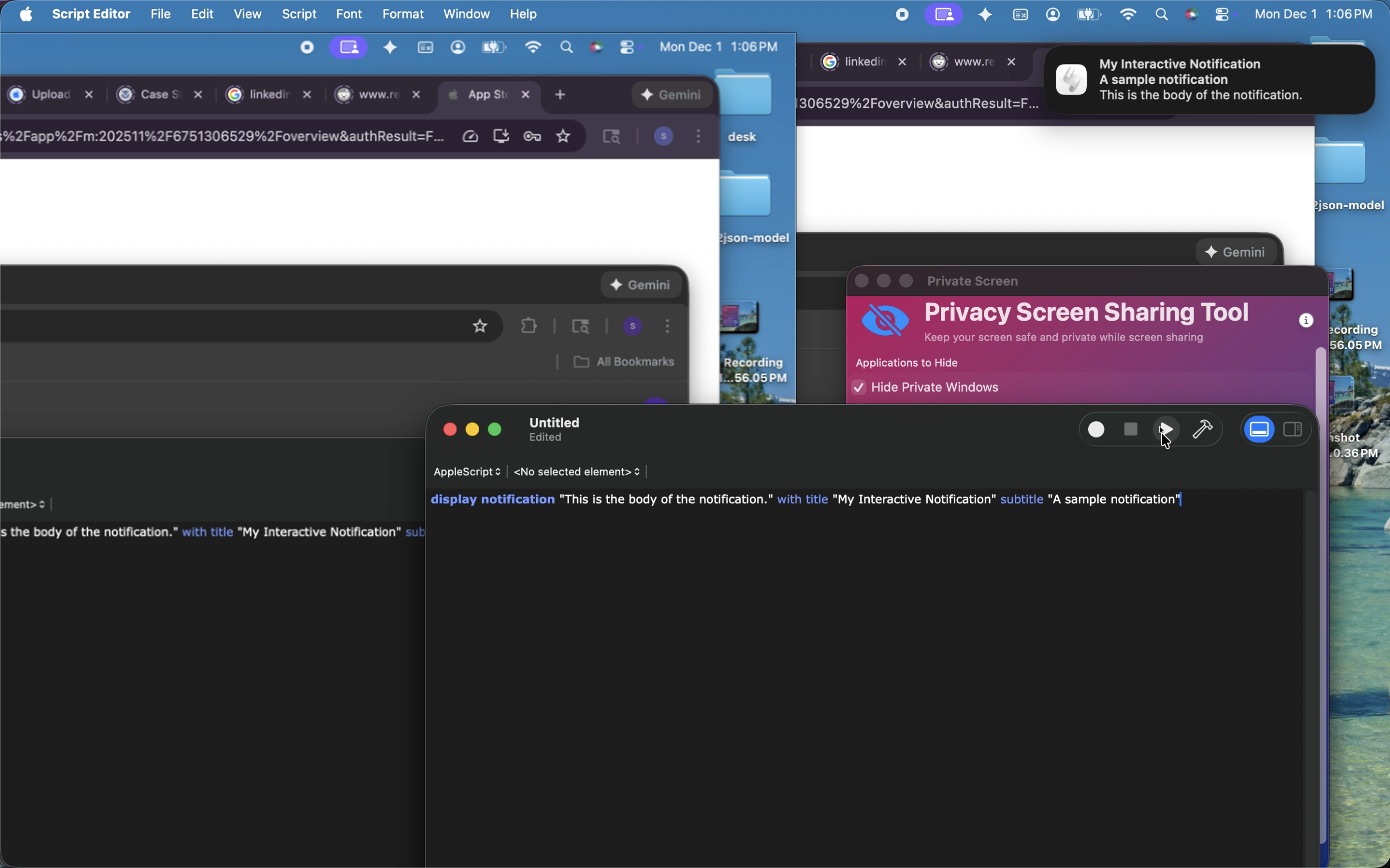 Privacy Screen Sharing Tool- Updated - Main product screenshot demonstrating key features and user interface