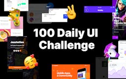 100 Daily UI Challenge media 1