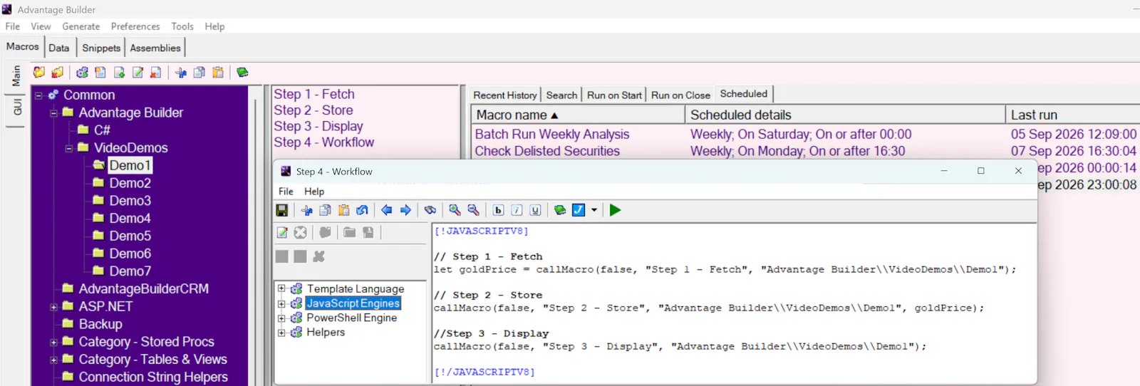AdvantageBuilder: AI + Script Automation screenshot 2