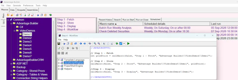 AdvantageBuilder: AI + Script Automation screenshot 2