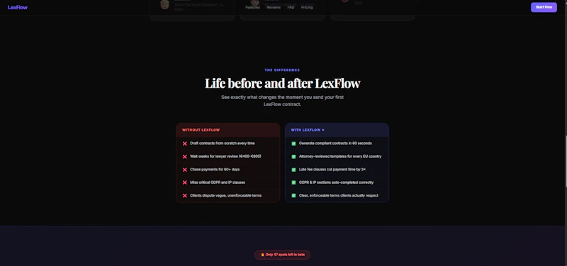 LexFlow screenshot 3