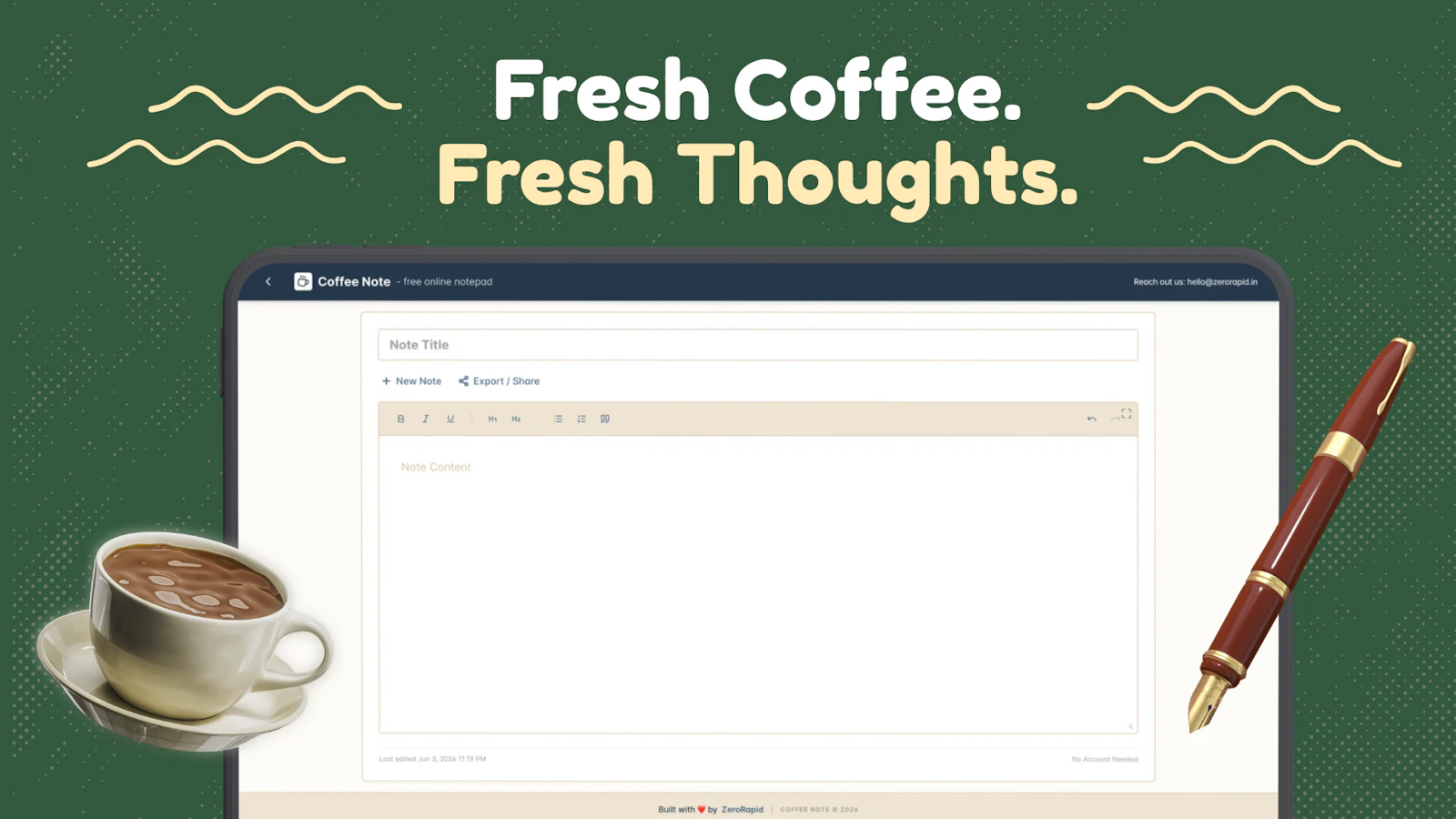 Coffee Note screenshot 2