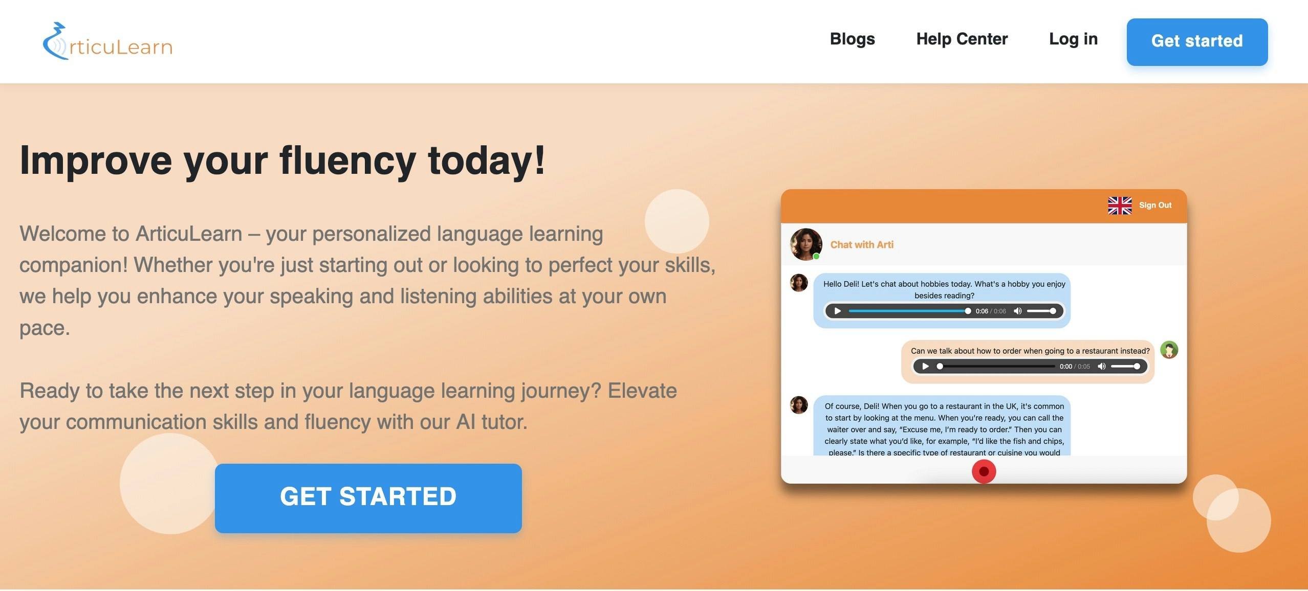 ArticuLearn screenshot 1