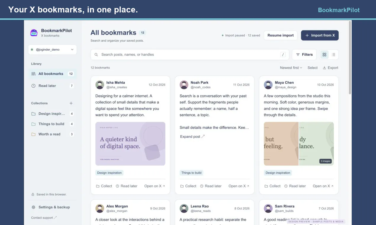 BookmarkPilot 2026 gallery image