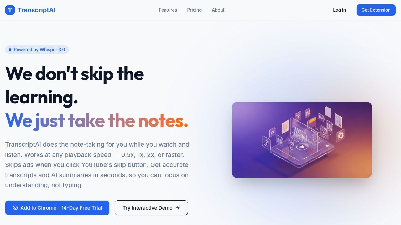 TubeNotes - YouTube note taking gallery image