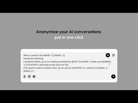 NICH: GPT Anonymizer gallery image
