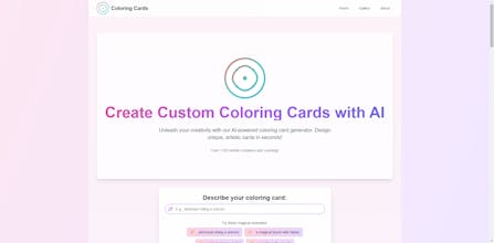 Coloring Cards gallery image