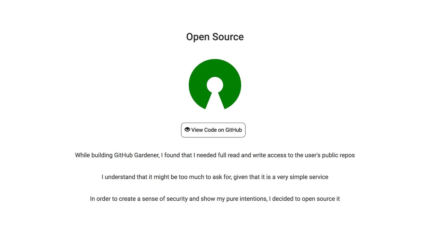 GitHub Gardener 2.0 gallery image