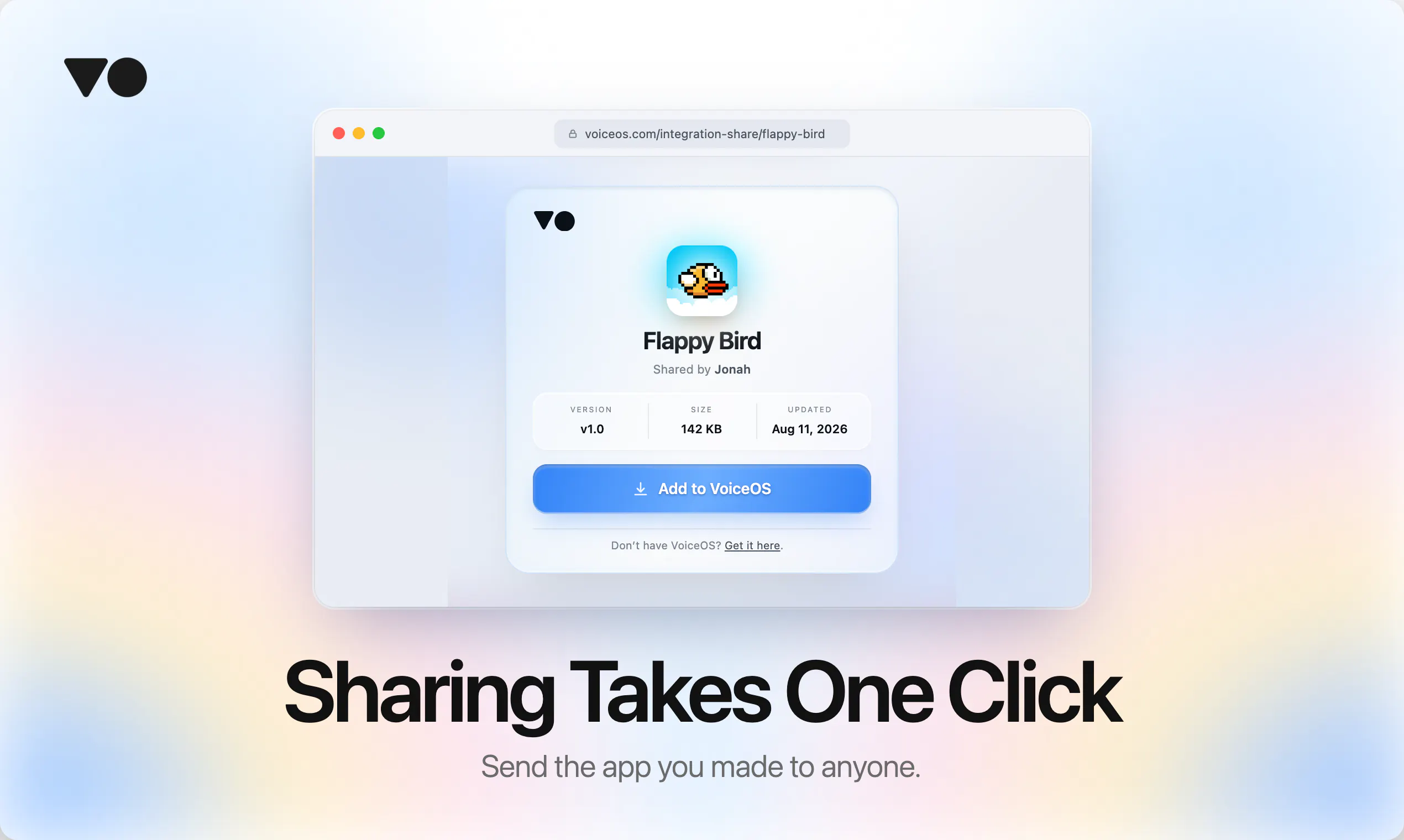 VoiceOS App Store gallery image