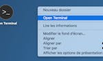 Finder Open Terminal Extension image