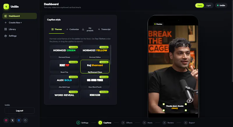 UniSin  screenshot 3