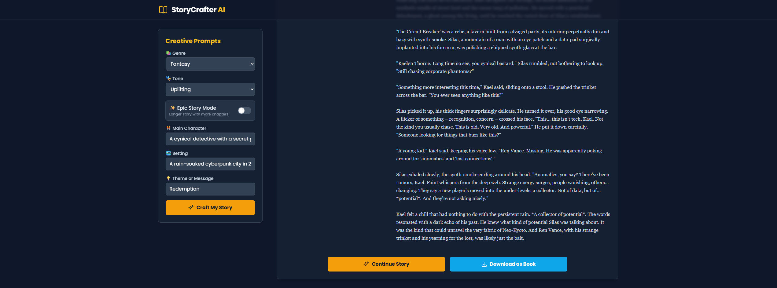 StoryCrafter AI gallery image