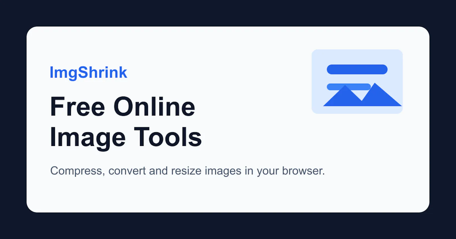 ImgShrink screenshot 1