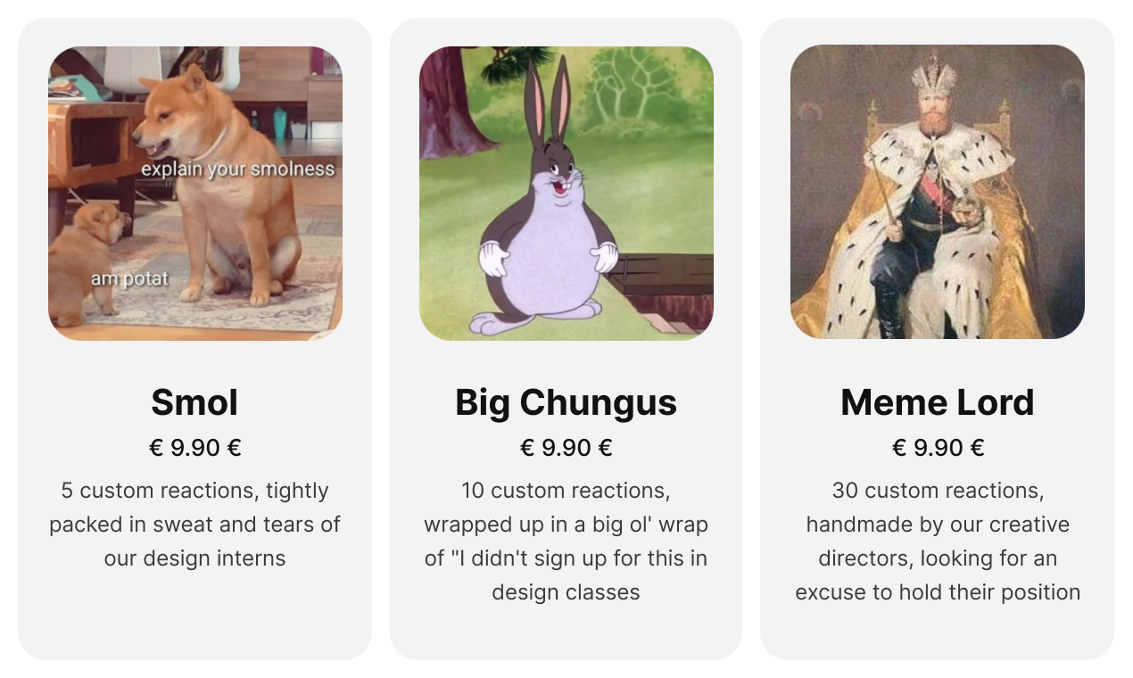 Custom Reactions gallery image