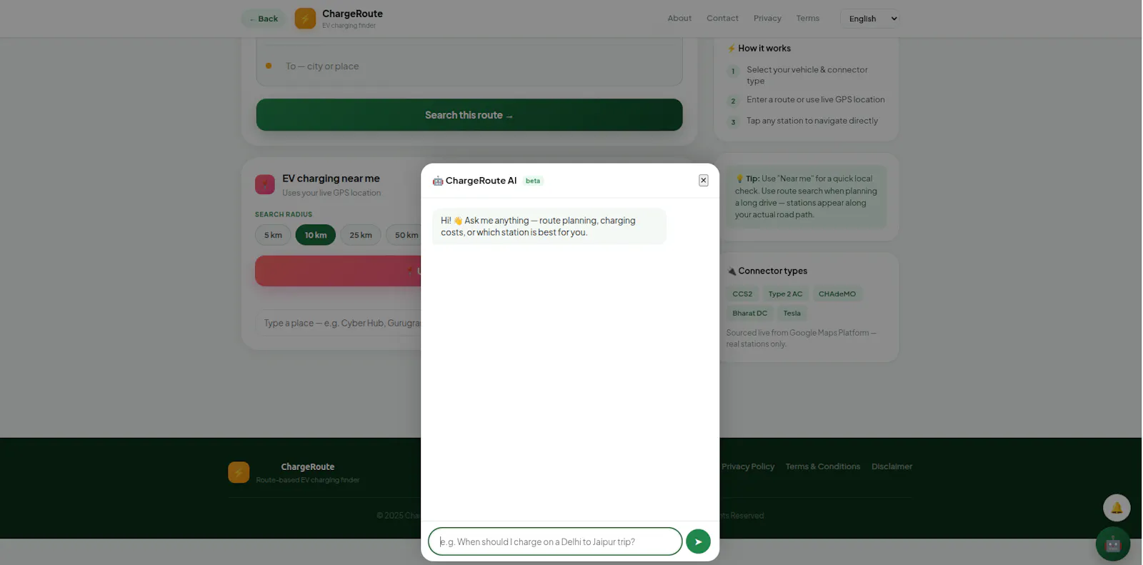 ChargeRoute screenshot 3
