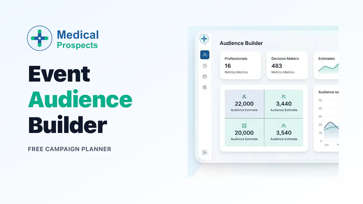 Launching Medical Event Audience Builder のプロダクトバナー