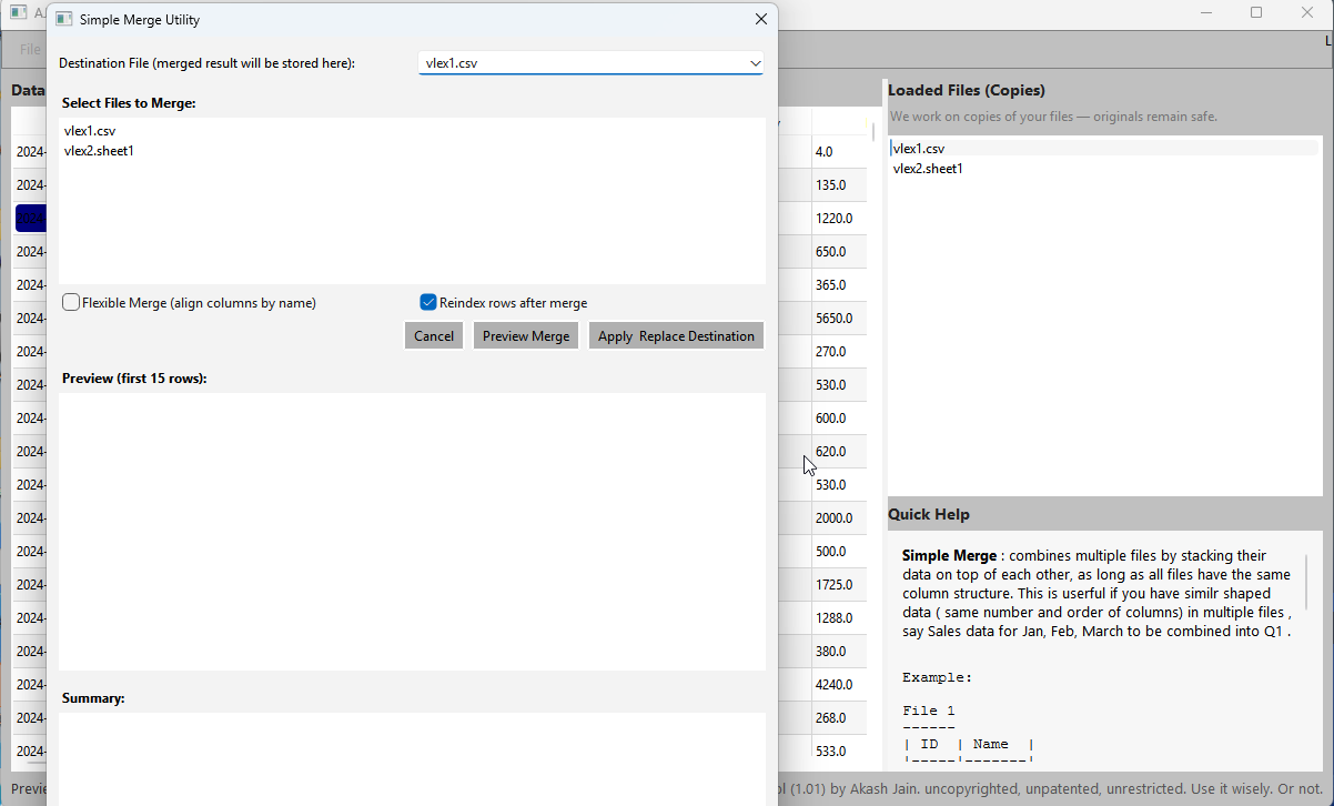 AJ Excel Utilities  - Screenshot 3 preview