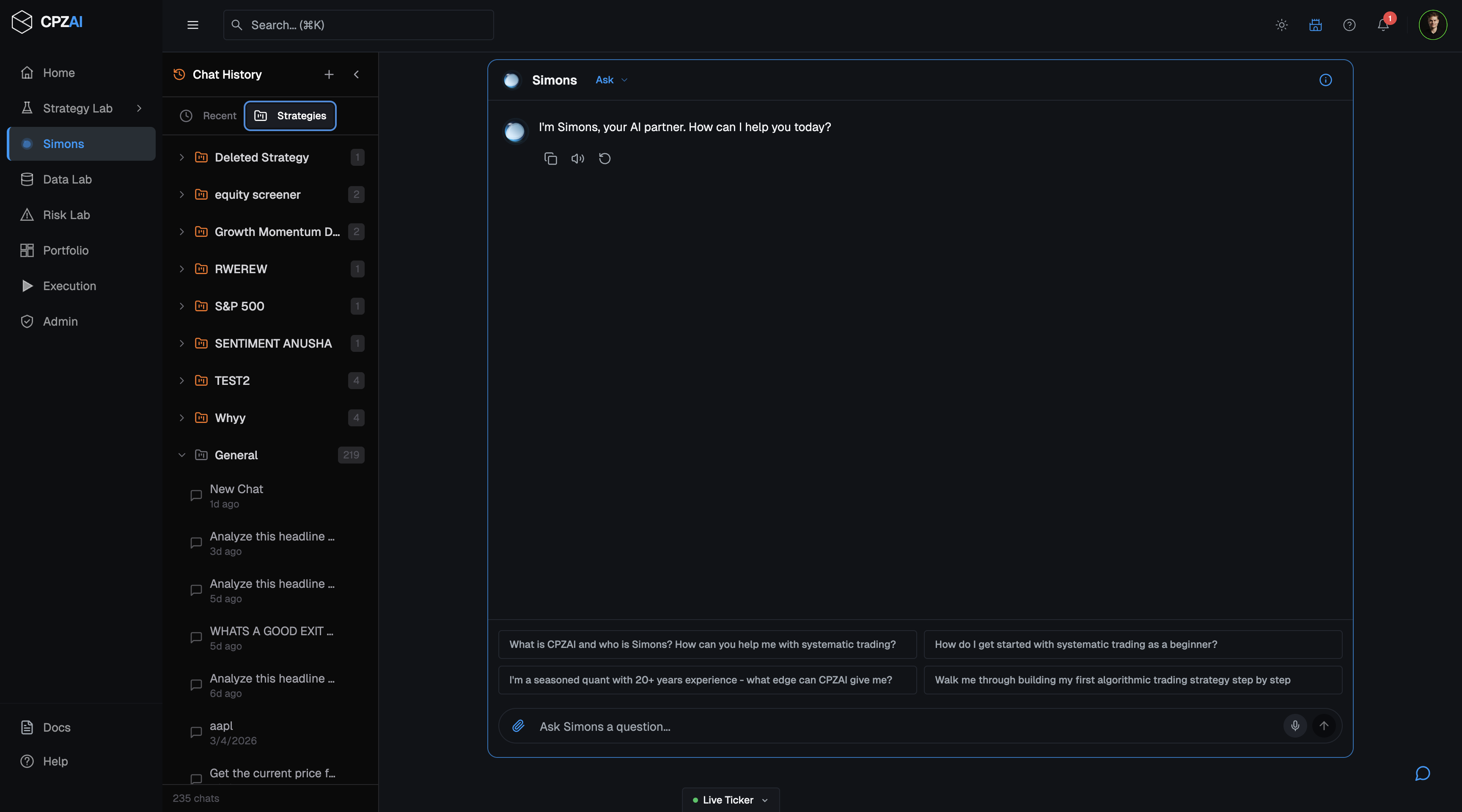 CPZAI - Screenshot 4 showing product features and functionality